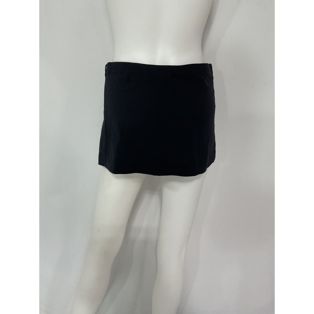 Miaou 'Micro' Black Mini Crepe Skirt Size XS - Picture 3 of 5